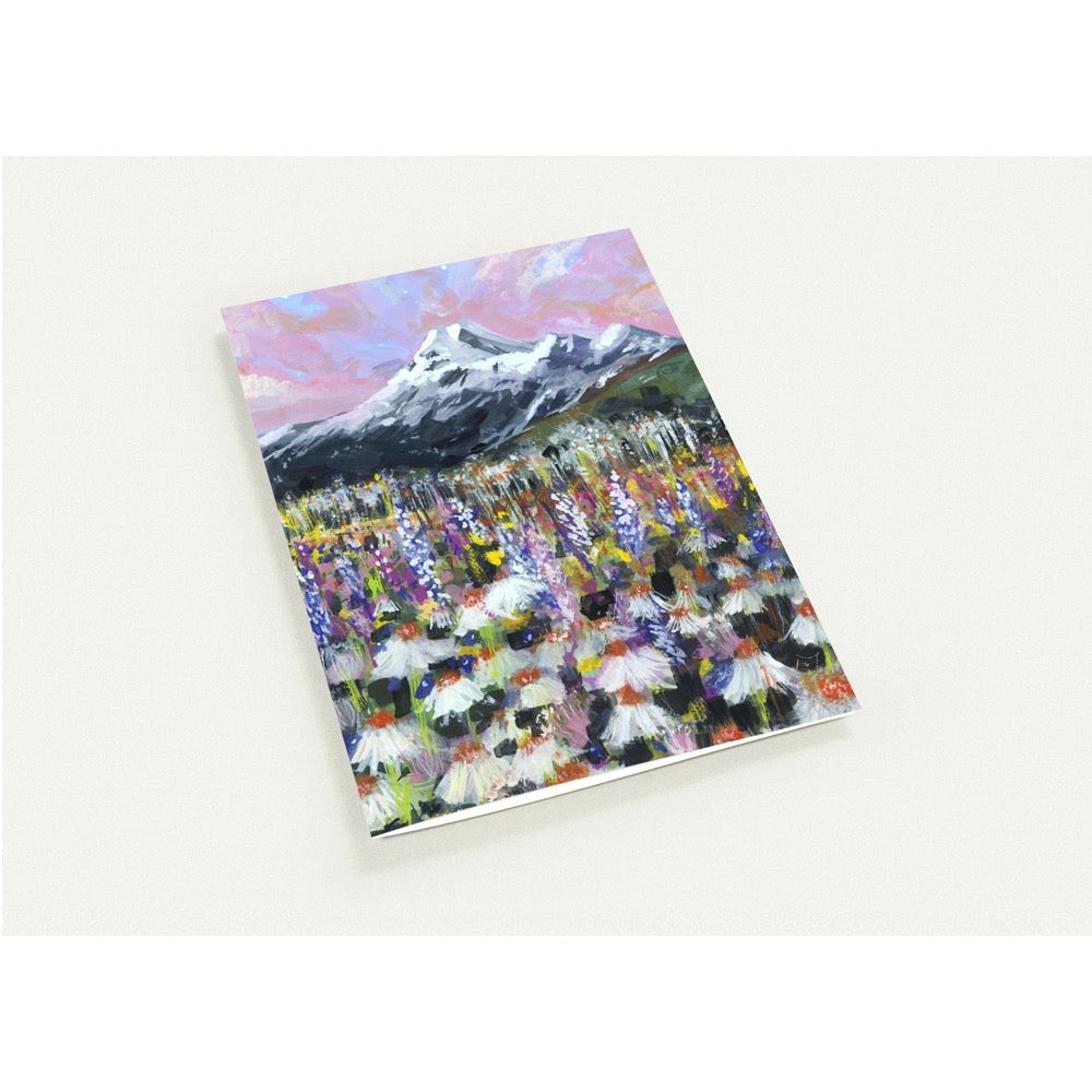 10 Pack A6 Folded Greeting Cards Coated Silk Glossy with Gold Foil Accents