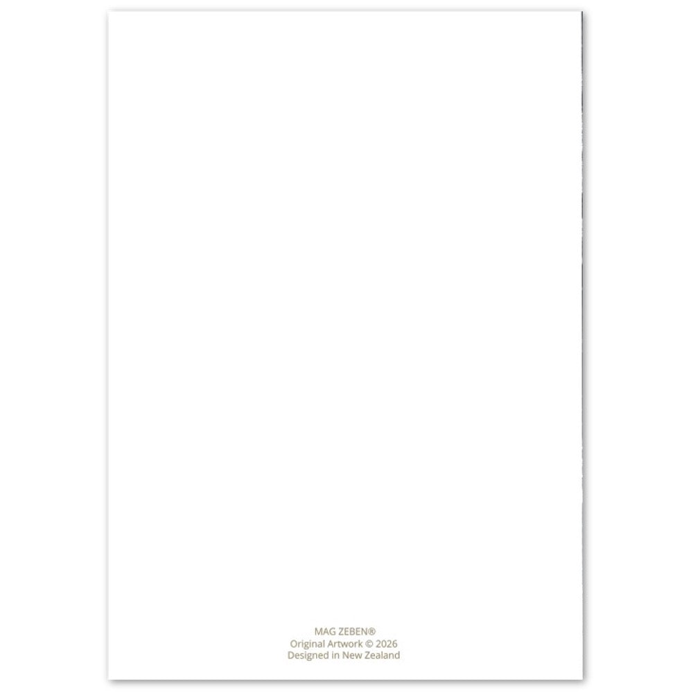 10 Pack A6 Folded Greeting Cards Coated Silk Glossy with Gold Foil Accents