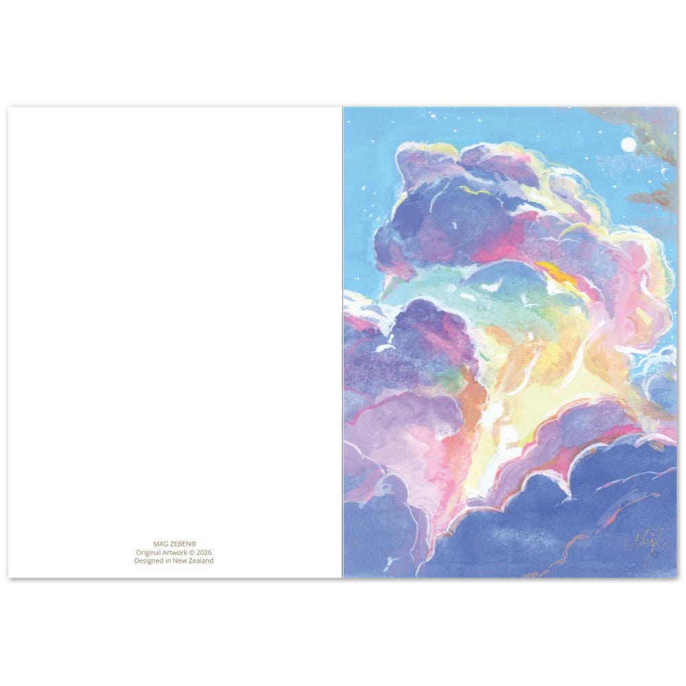 10 Pack A6 Folded Greeting Cards Coated Silk Glossy with Gold Foil Accents