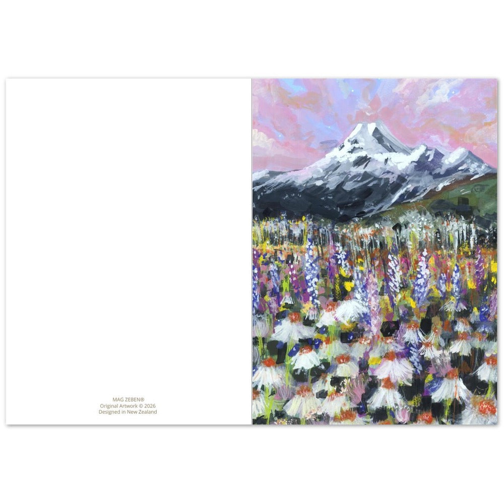 10 Pack A6 Folded Greeting Cards Coated Silk Glossy with Gold Foil Accents